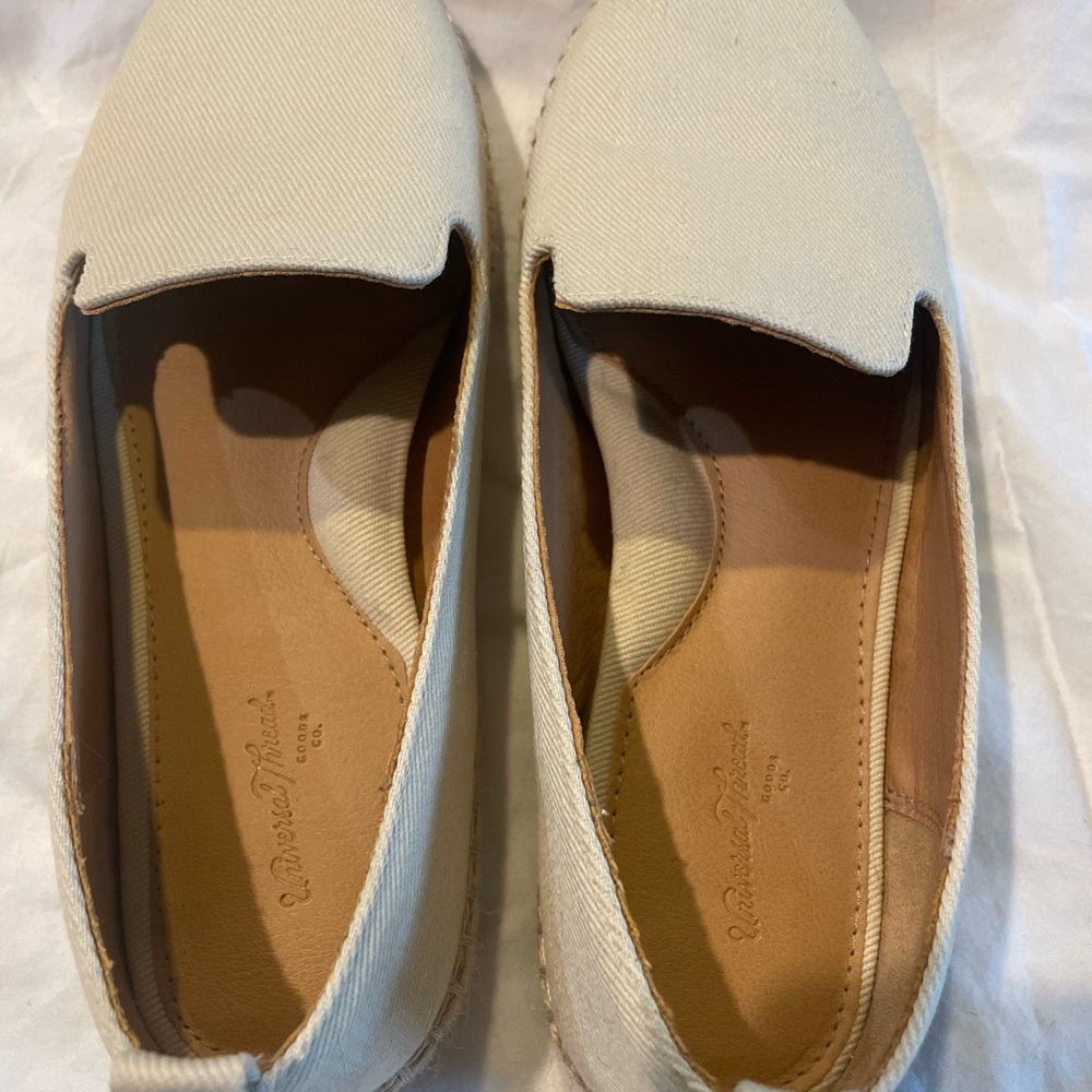 Women’s cream Slip-On Espadrilles flats by Universal Thread - Picture 8 of 10